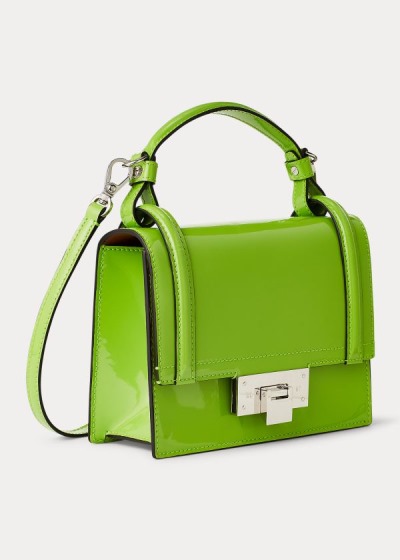 Women's Ralph Lauren Patent Mini Hinge-Lock Bag | 175864SAU